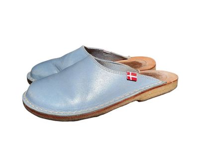 Duckfeet Blavand Leather Shoes in Baby Blue