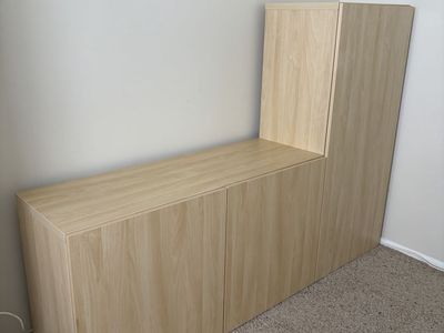 IKEA Besta 2 PC Storage Cabinets