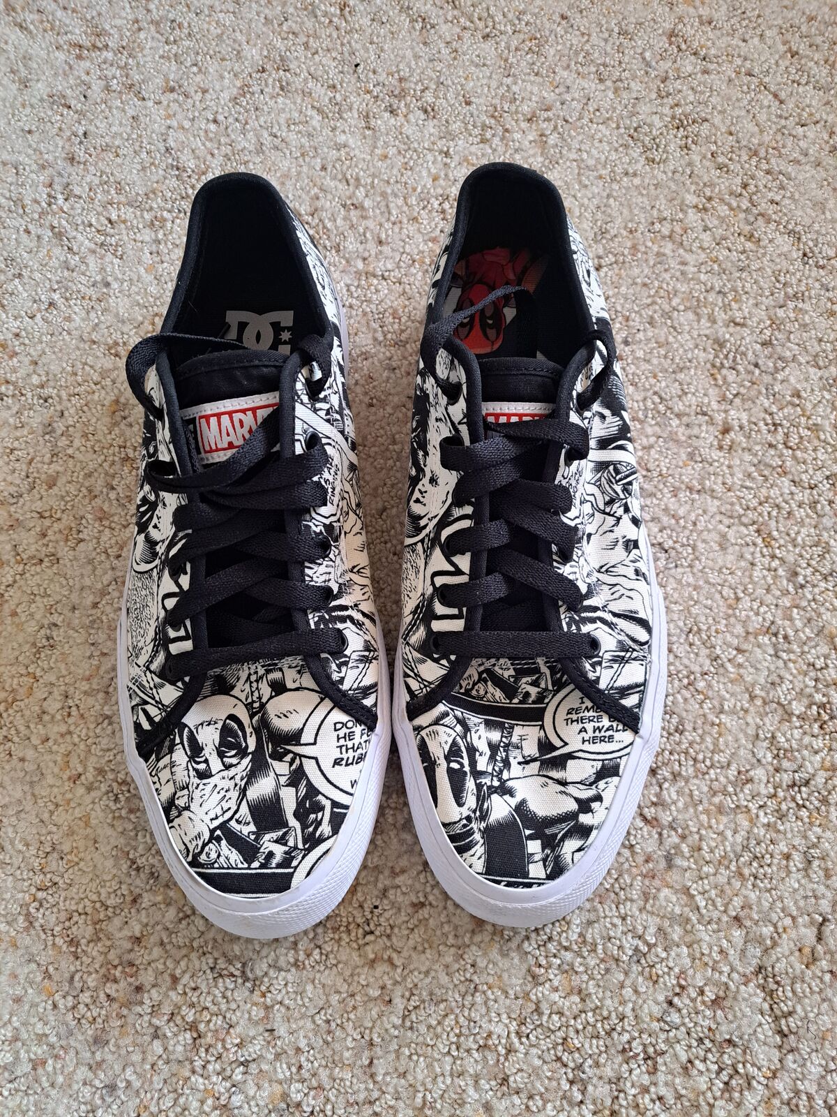 DC Shoes X Marvel Deadpool Collection Manual Skate Canvas