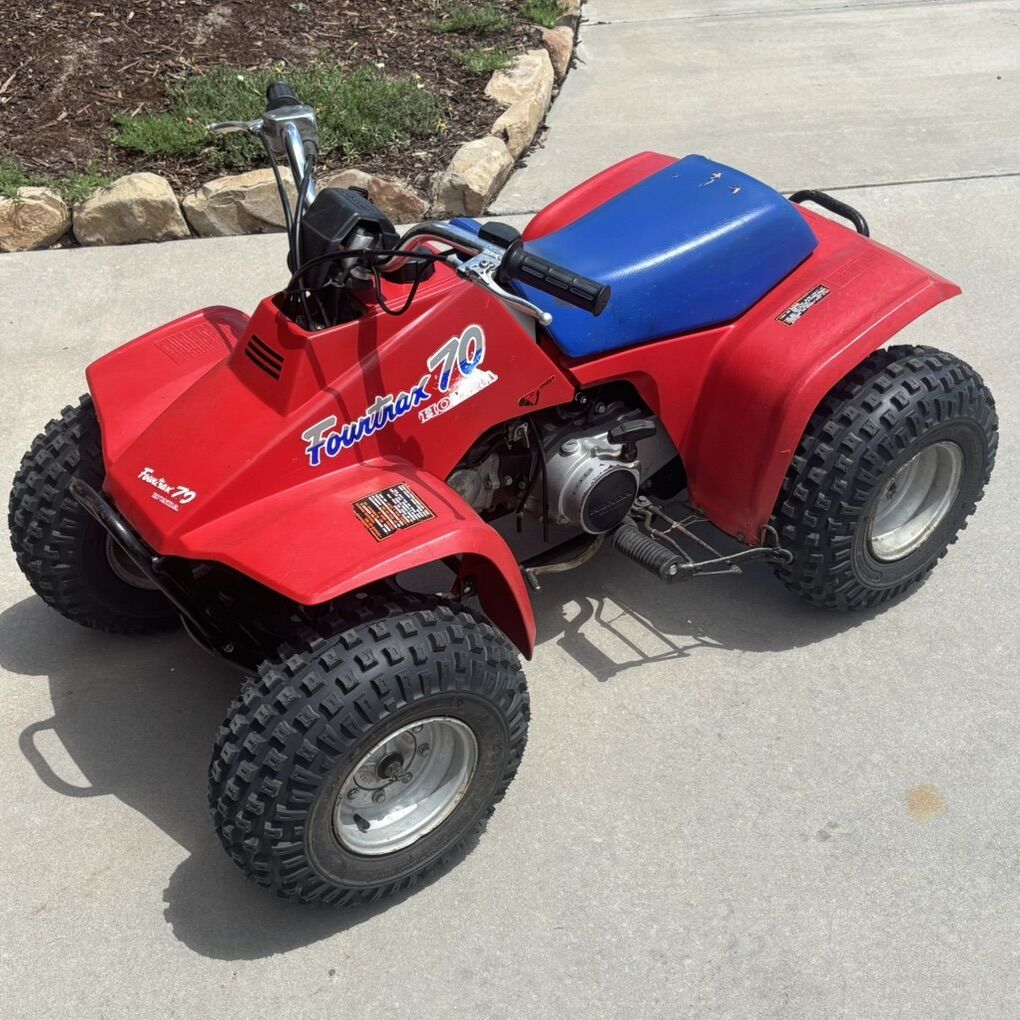 1987 Honda TRX 70 Fourtrax 4 Wheeler TRX70 Four