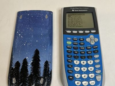 TI-84 Plus C Silver Edition Texas Instruments Calculator Blue With Cover WORKS