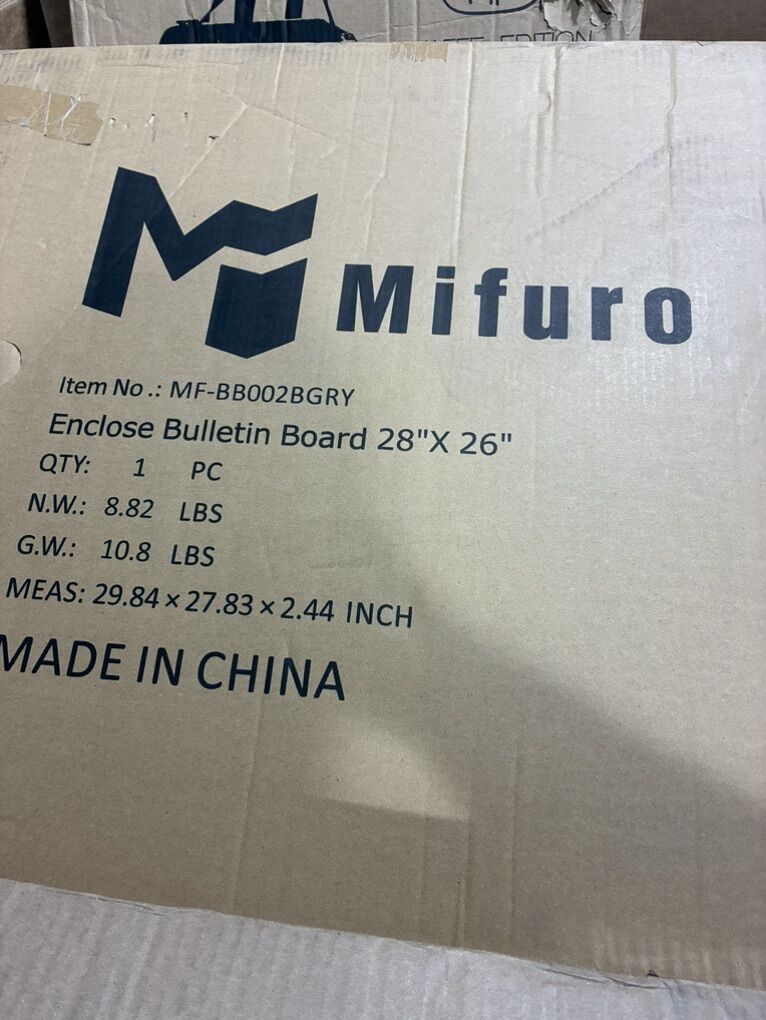 New Mifuro Enclosed Bulletin board Magnetic New