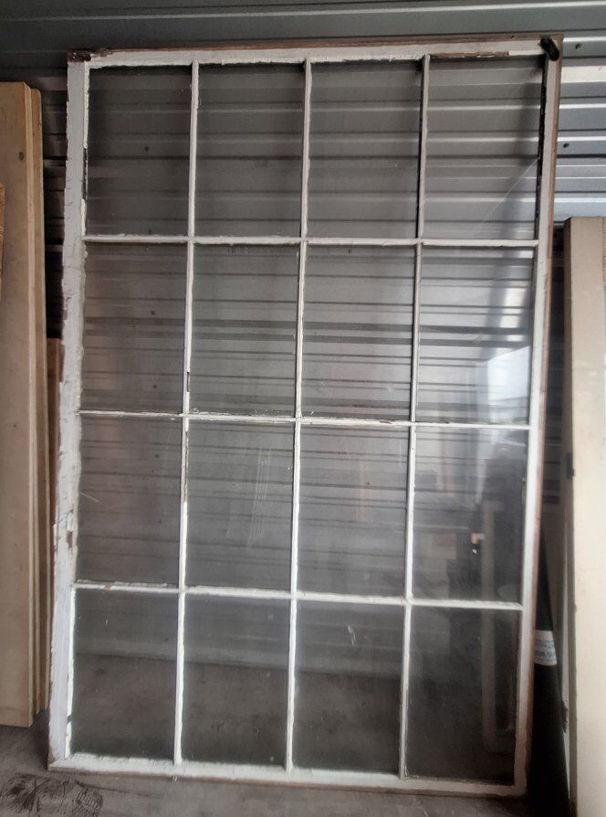 MASSIVE Antique Farmhouse Decorative Window