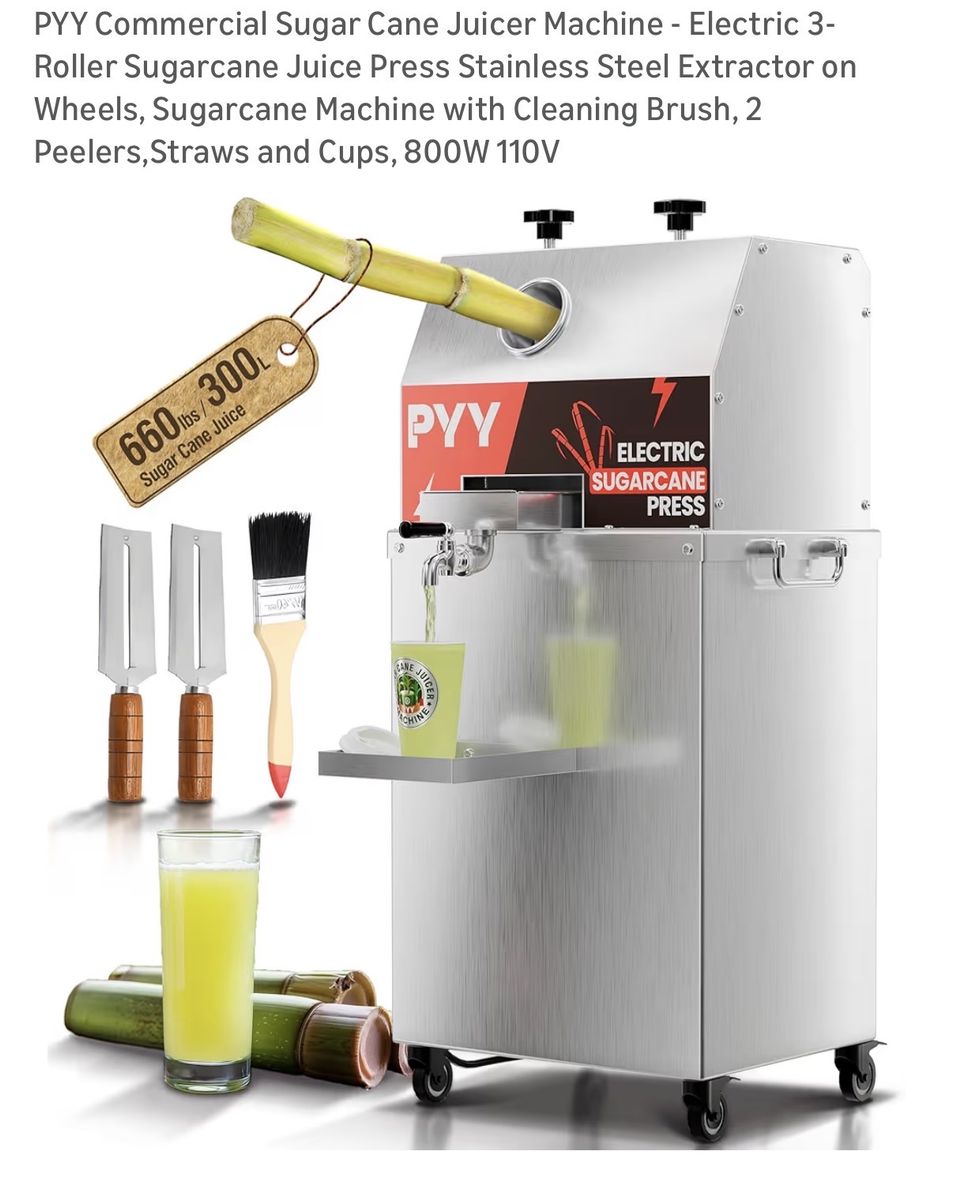 PYY Sugar Cane juicer - new - cosmetic damage