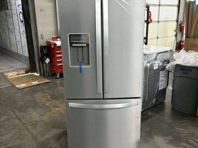 NEW WHIRLPOOL 19.7 C FT 30 INCH STAINLESS FRENCH DOOR