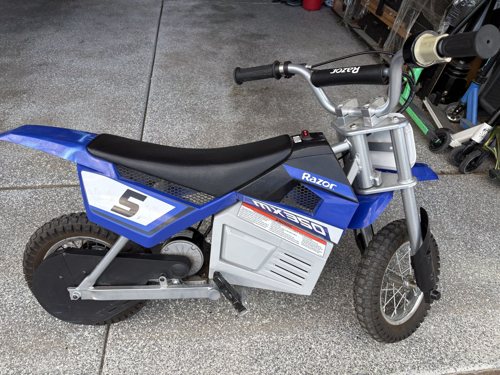 Razor MX350 Electric Dirt Bike - Blue