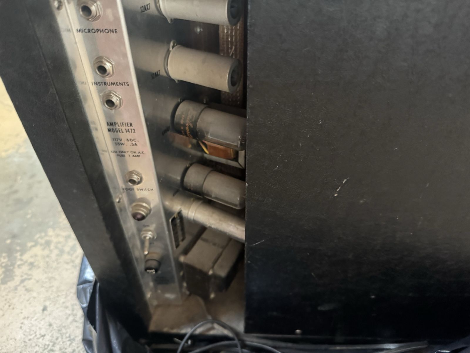 Vintage Silvertone 1429 and 1482 tube amp