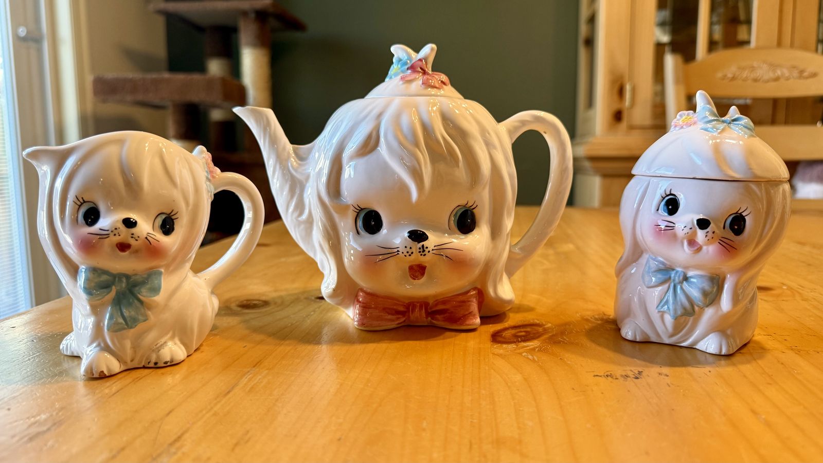 Lefton's Mr. Toodles Tea Set - Pristine Condition