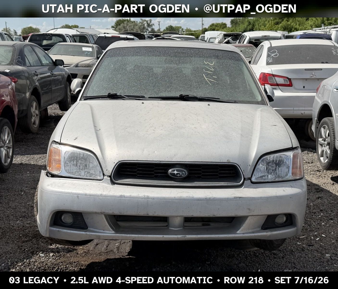 2003 Subaru Legacy Parts - UTPAP Ogden