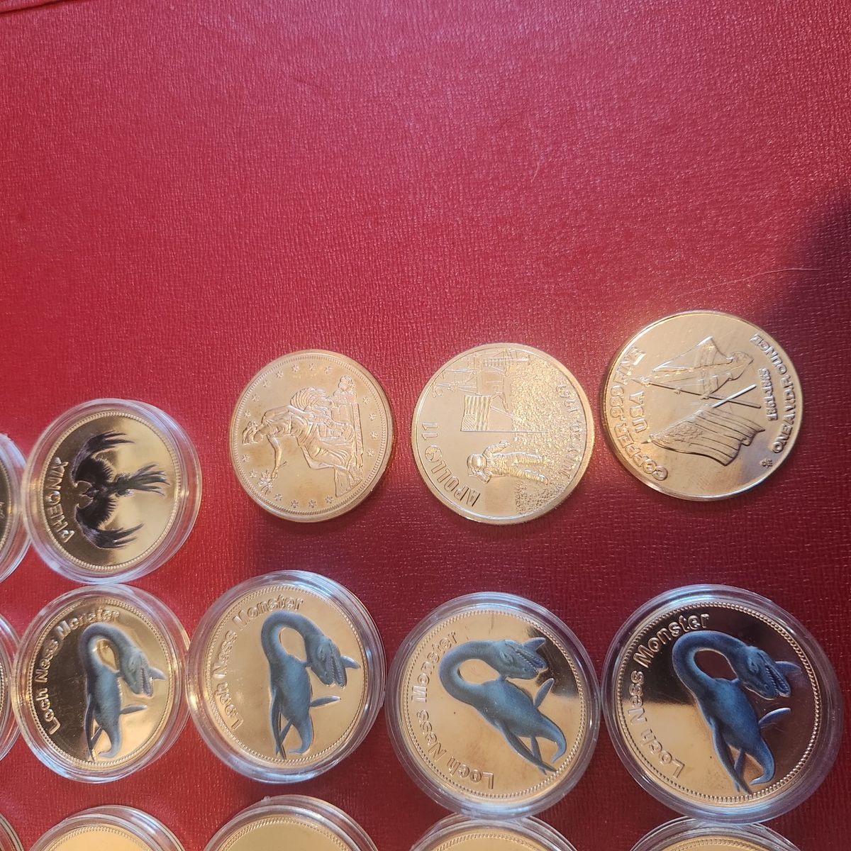 copper rounds and and collectable sets