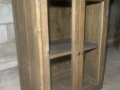 Pottery Barn Wallace glass door hutch