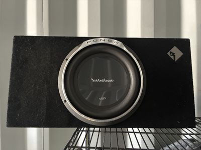 Rockford fosgate 12inch slim p3sd with box