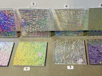 4x4 Dichroic Glass 96 COE @$15 Each