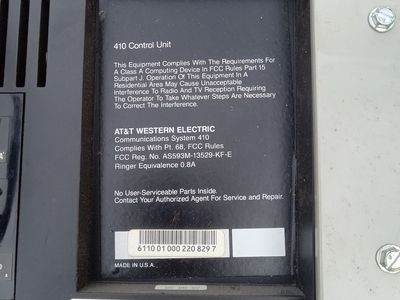 At & T Merlin 410 Control Unit, very good working condition.