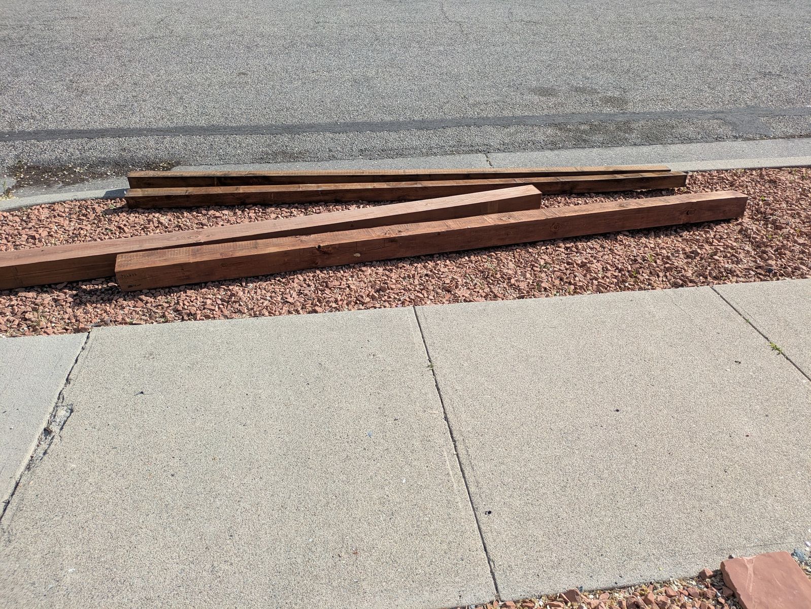 4"x4"x12' and 6"x6"x12' Treated Wood Posts