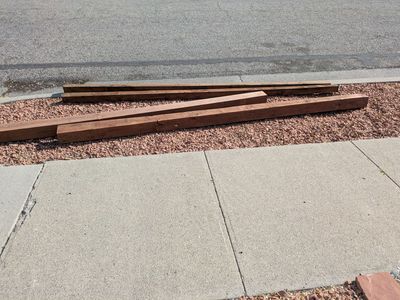 4"x4"x12' and 6"x6"x12' Treated Wood Posts