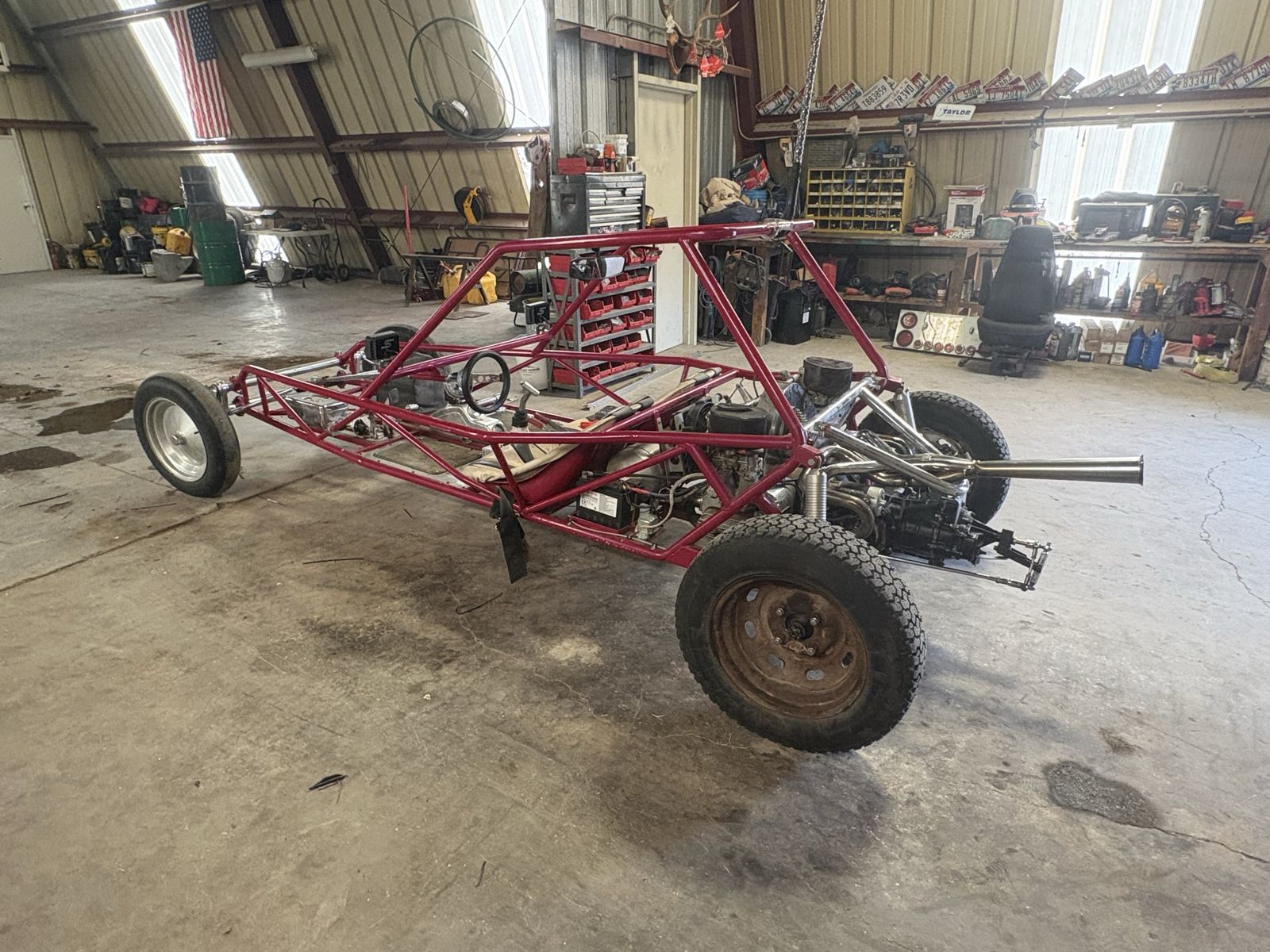 Old school sand rail needs tranny work