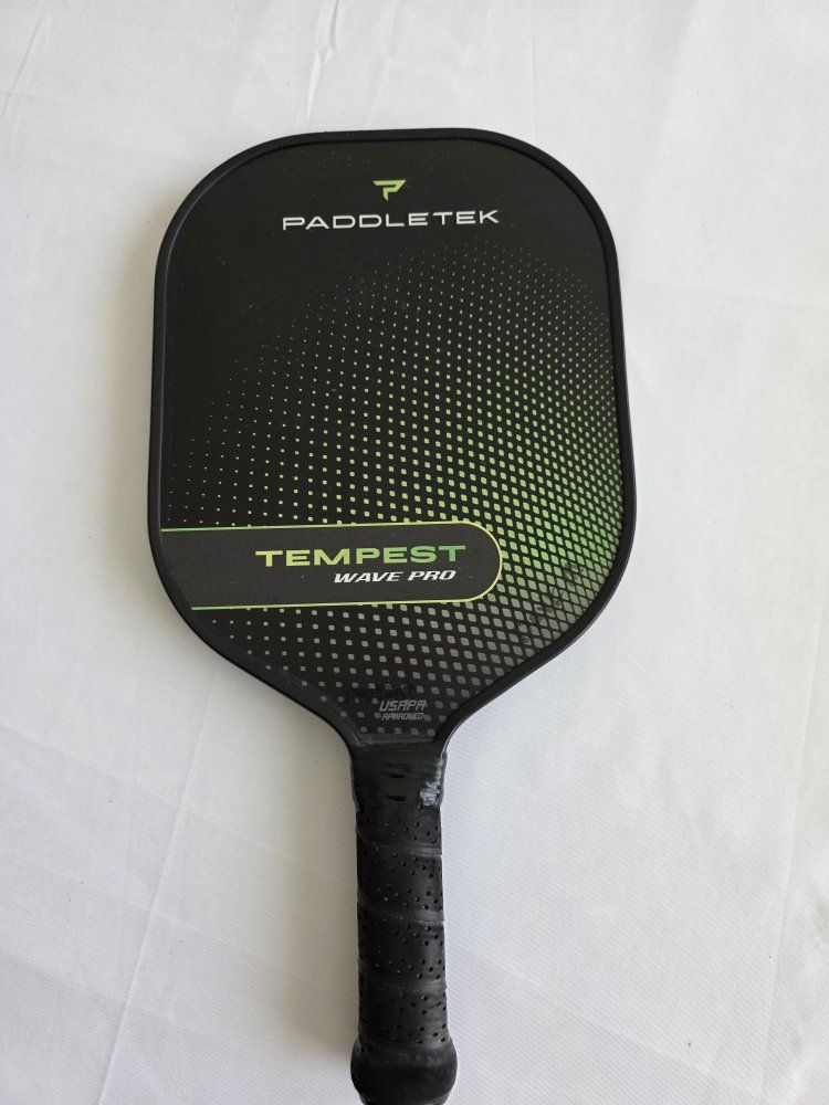 Paddletek Tempest Wave Pro Pickleball Paddle USAPA Approved Black/Green