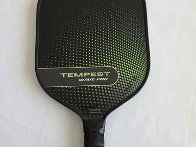 Paddletek Tempest Wave Pro Pickleball Paddle USAPA Approved Black/Green