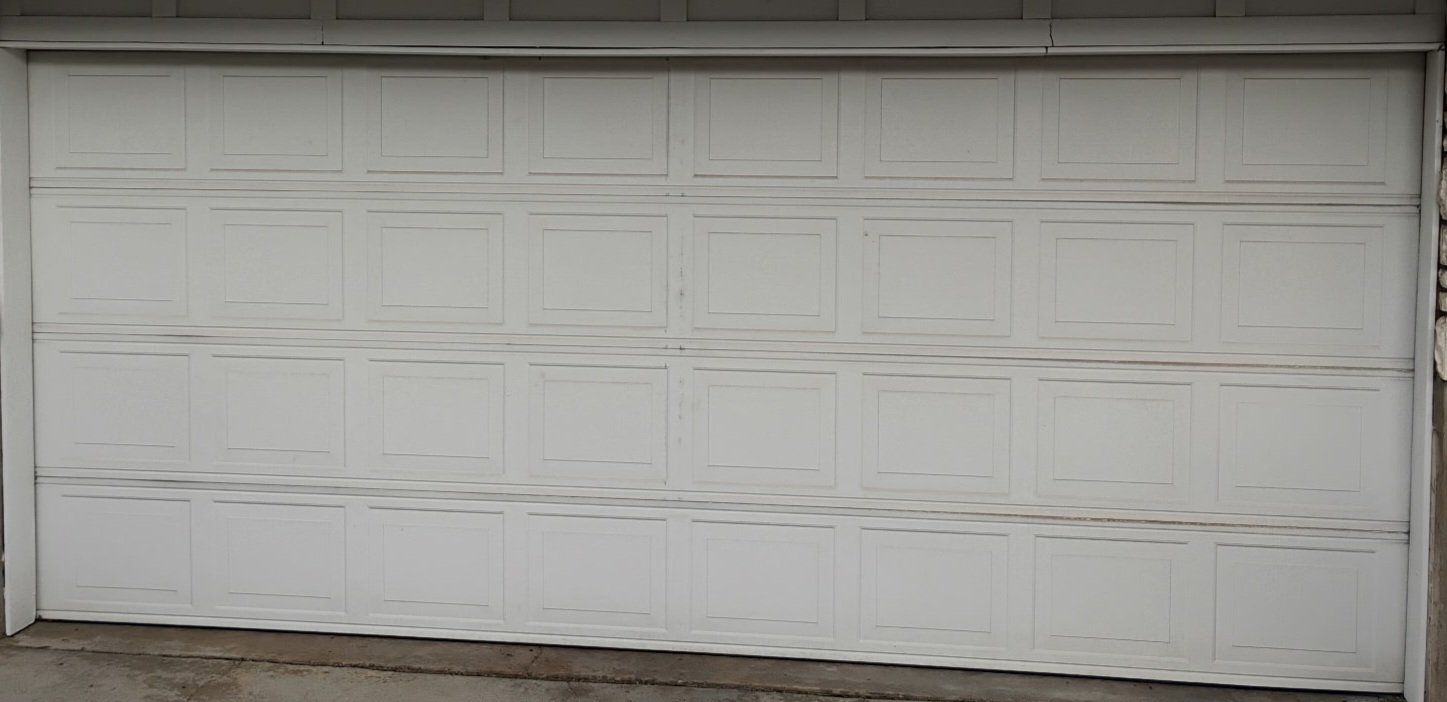16x7 garage door used steel back insulated