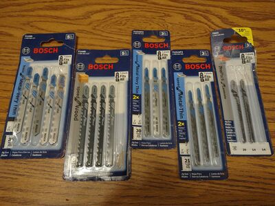 JIGSAW BLADES by BOSCH Individually Priced or Batch Price