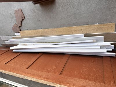 Cabinet fronts and floor trim pieces