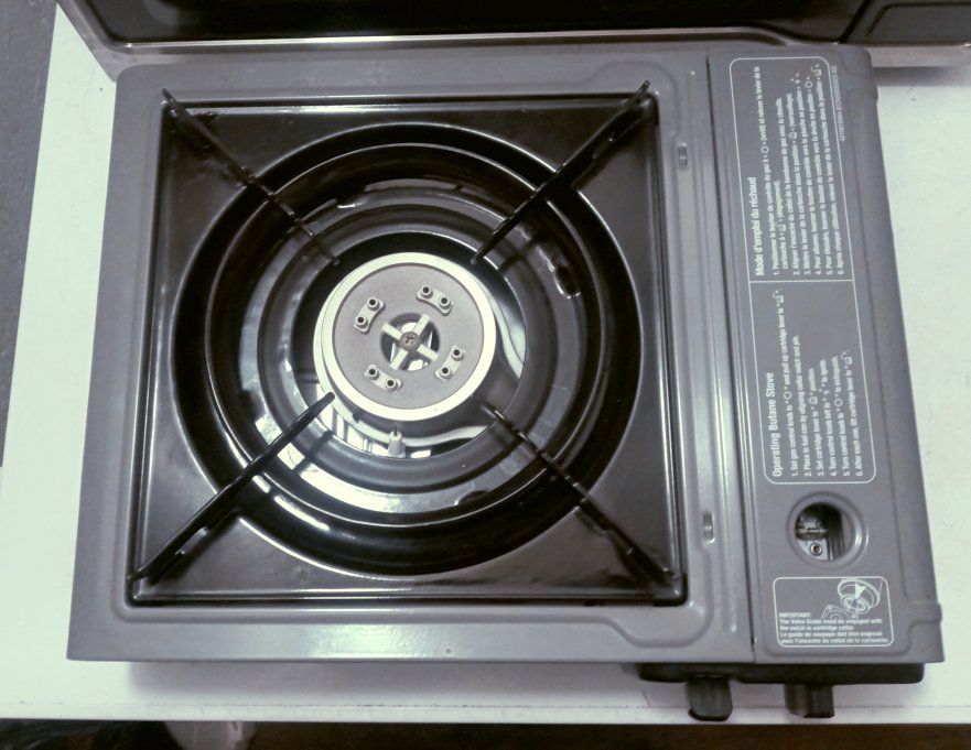 Coleman butane burner