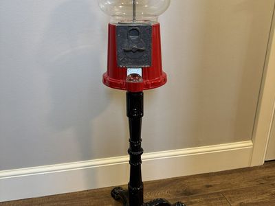 Vintage Gumball Candy Machine with Stand
