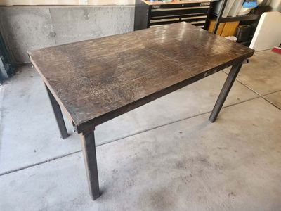 Heavy-Duty Steel Welding Table / Fabrication Table – $600
