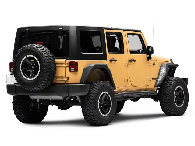 DV8 Front and Rear Armor Fender Flares JK Jeep Wrangler JKU DV8 FENDB-09