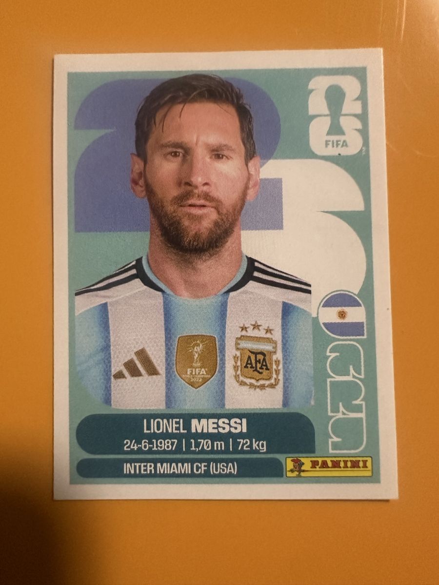 Panini FIFA 2022 Lionel Messi Inter Miami CF (USA) Football Soccer Trading Card Sticker