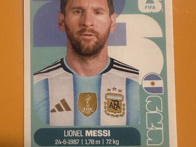 Panini FIFA 2022 Lionel Messi Inter Miami CF (USA) Football Soccer Trading Card Sticker