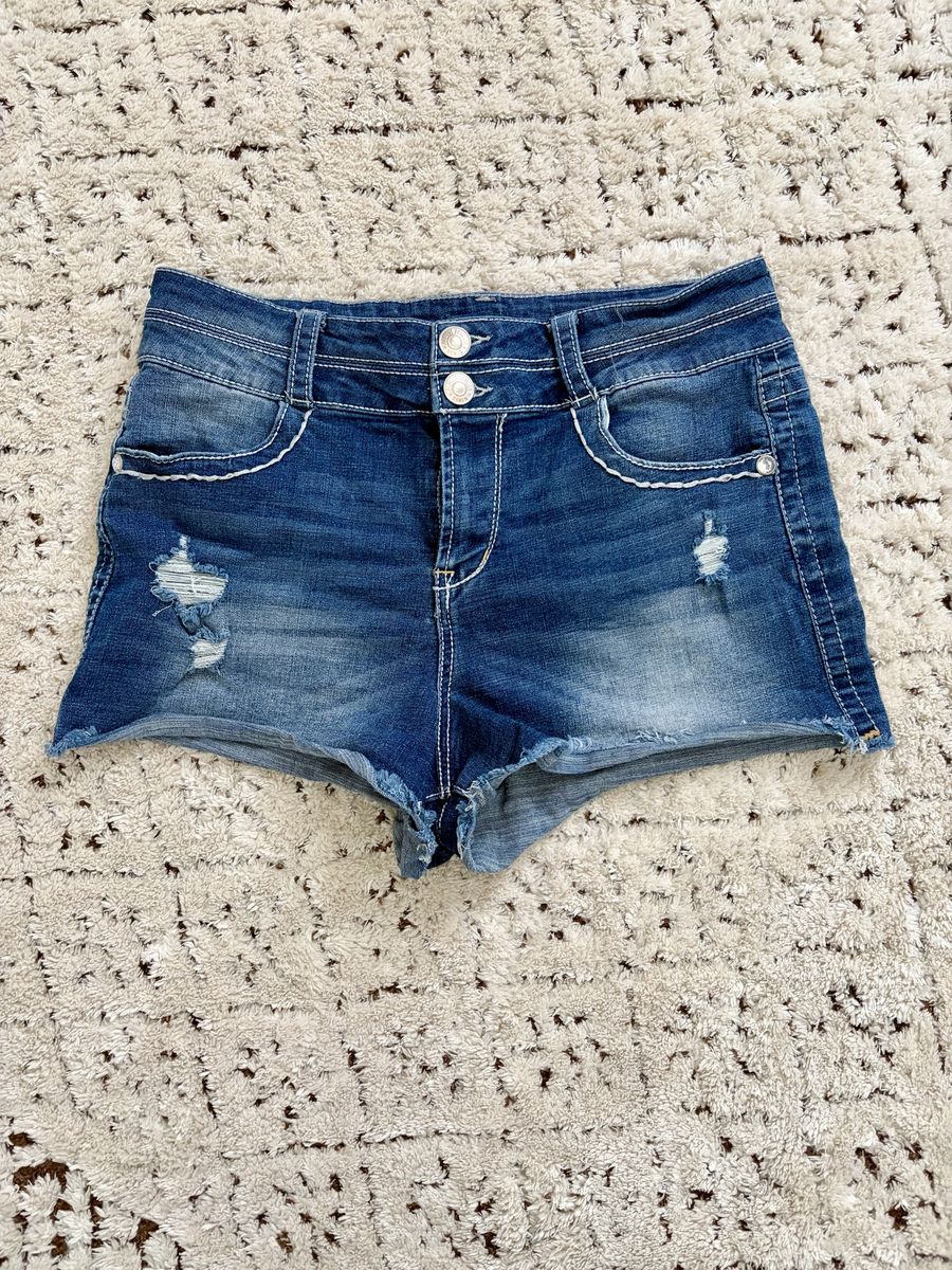 Dark Wash Denim Shorts