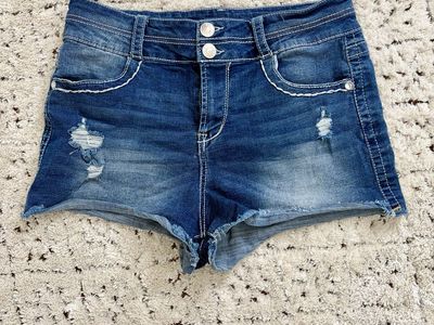 Dark Wash Denim Shorts