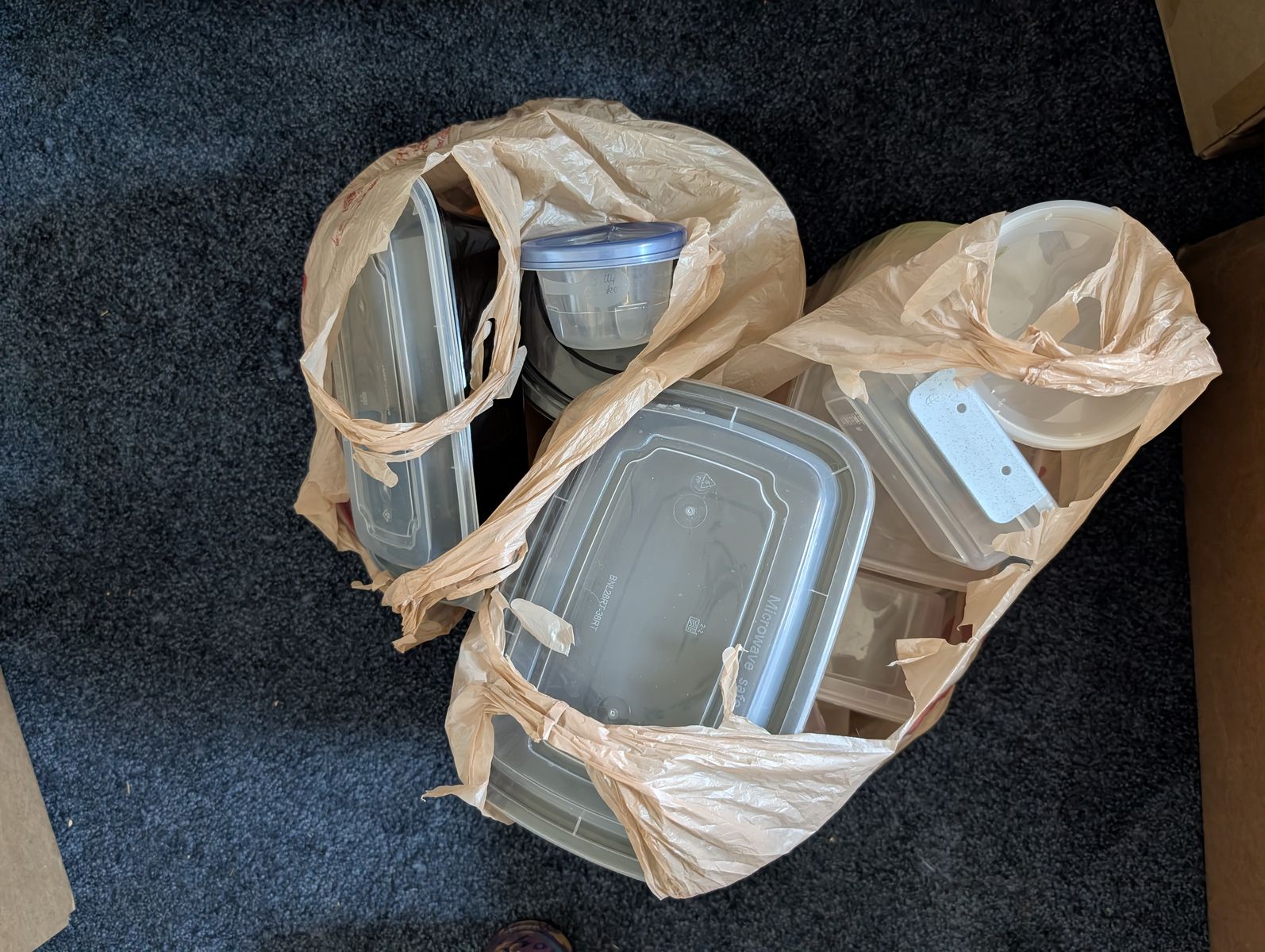 Assorted Plastic Tupperware