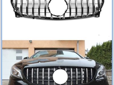 Mercedes-Benz AMG GT Style Front Grille for Mercedes-Benz GLA X156 2017-2020 Black/Chrome