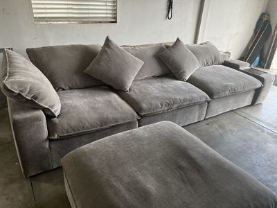Sereen 5-piece Fabric Modular Sectional, Taupe