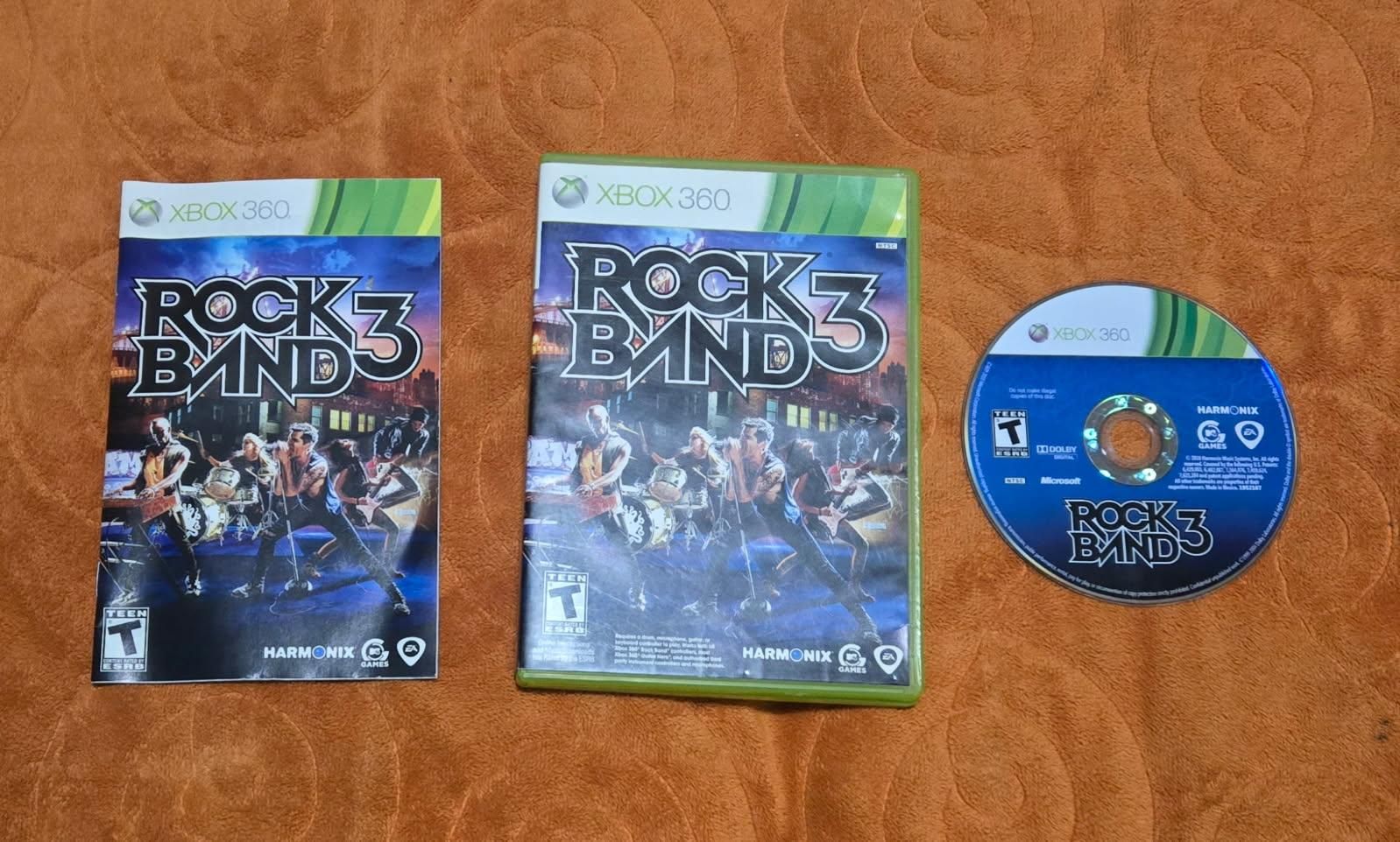 Rockband 3 with manual for Xbox 360! Trades considered!