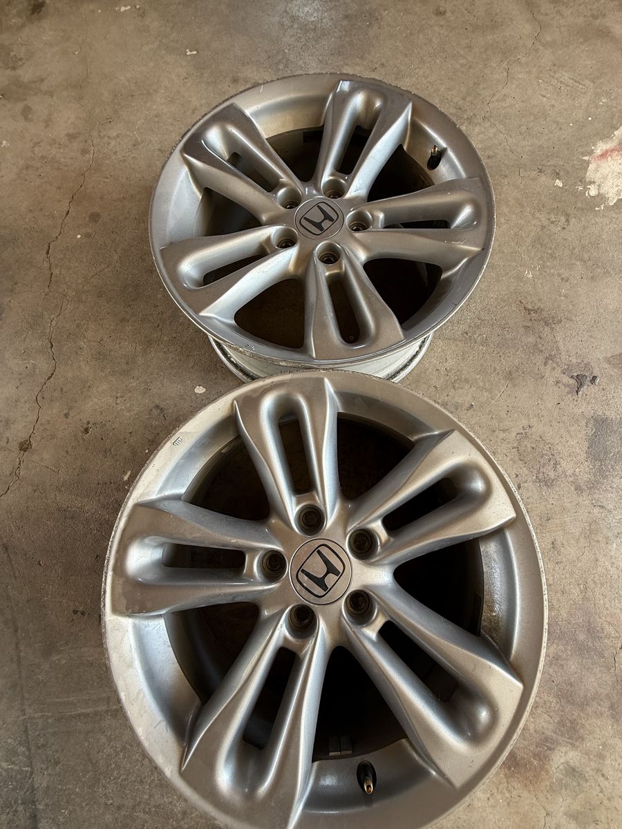 Honda Silver Rims