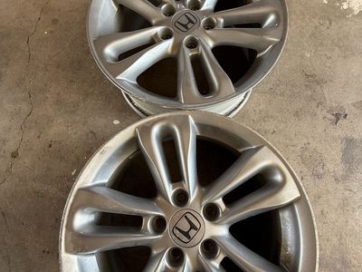 Honda Silver Rims