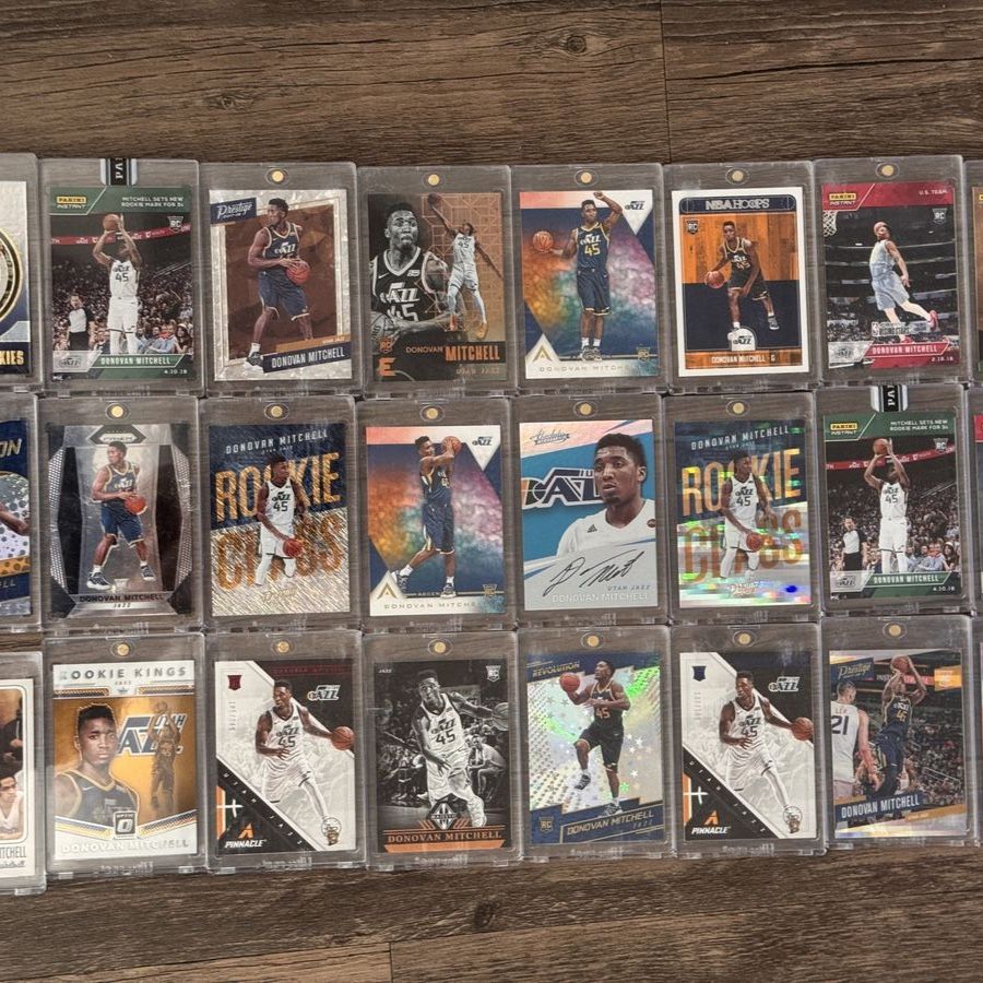 Donovan Mitchell - NBA HUGE Rookie Card Collection!