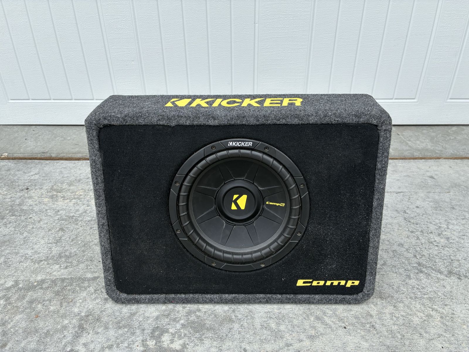 Kicker Comp 10" Subwoofer in Factory Ported Box (Great Condition)