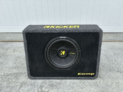 Kicker Comp 10" Subwoofer in Factory Ported Box (Great Condition)