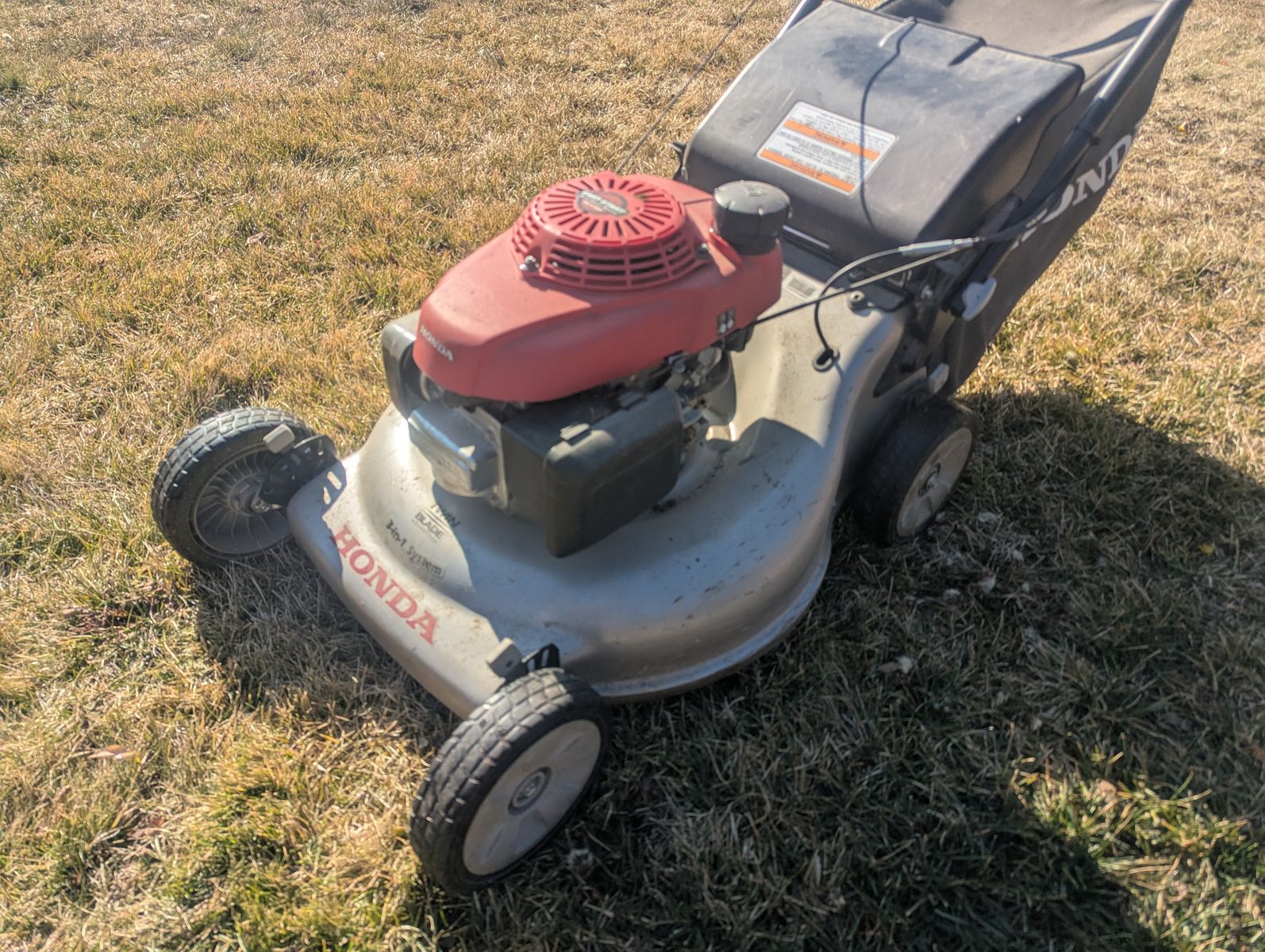 Honda self propelled gas mower