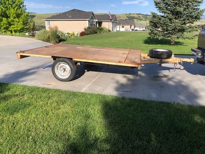 8"x10" Heavy Duty Diamond Plate trailer with ramp