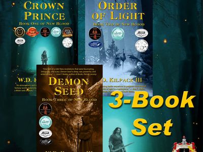 New Blood Saga 3-Book Boxed Set NEW & SIGNED BY AUTHOR W.D. Kilpack III