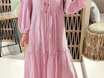 Women's Summer Dress short sleeve, light pink, light and airy fabric, 1XL NEW Pick up in Mapleton, cash or Venmo