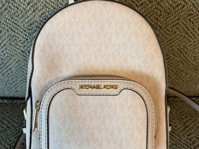 Michael Kors Pink Signature Monogram Mini Backpack