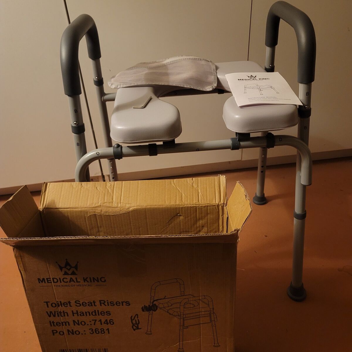 Medical King Toilet High Riser Seat BRAND NEW!