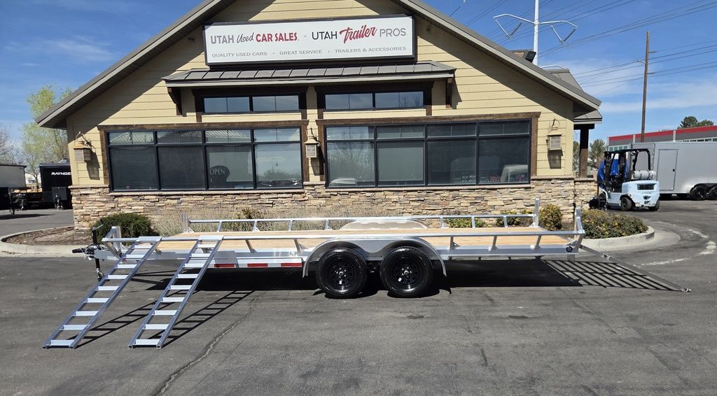 7x20 Aluminum Utility/UTV/ATV Open Deck Flat Bed Trailer Baughman 2026